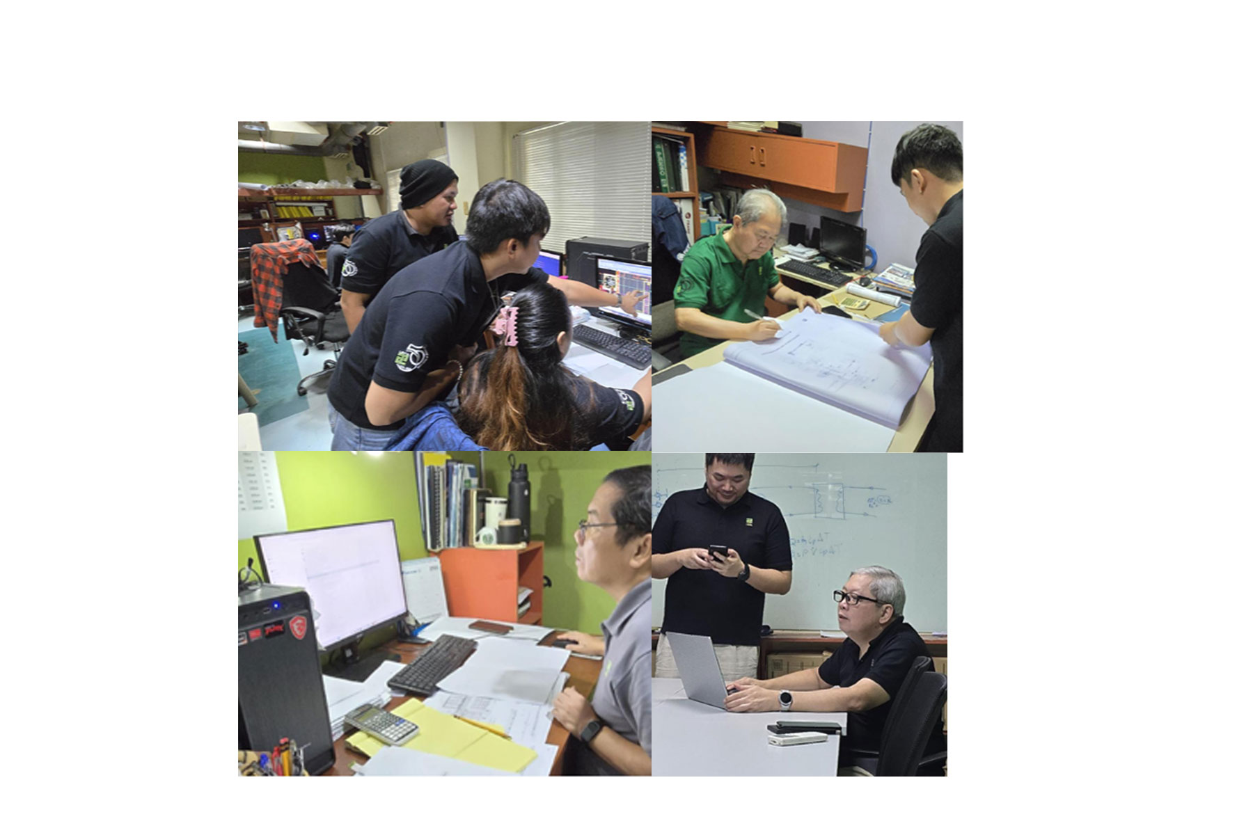 LR Punsalan Team Working together